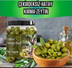 ÇEKİRDEKSİZ HATAY KIRMA ZEYTİN 500 GR