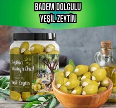 BADEM DOLGULU YEŞİL ZEYTİN 500 GR