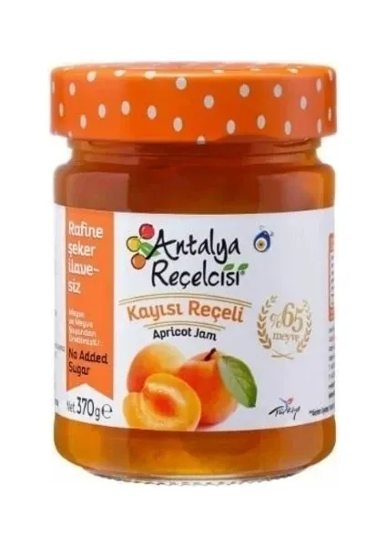 ŞEKER İLAVESİZ KAYISI REÇELİ 290 GR %65 MEYVE ORAN